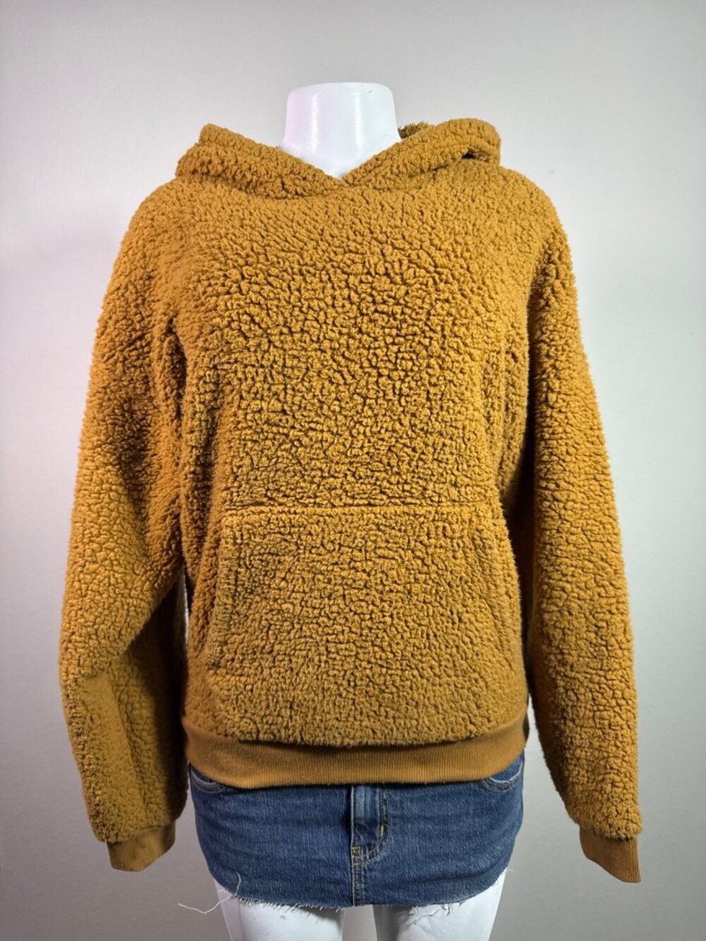 American Eagle brown sherpa hoodie – Women's Used Clothing